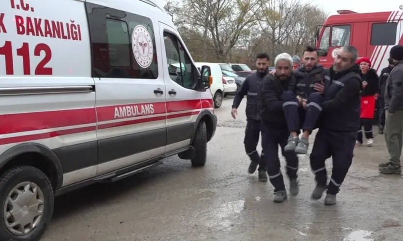 Beton fabrikasında yangın