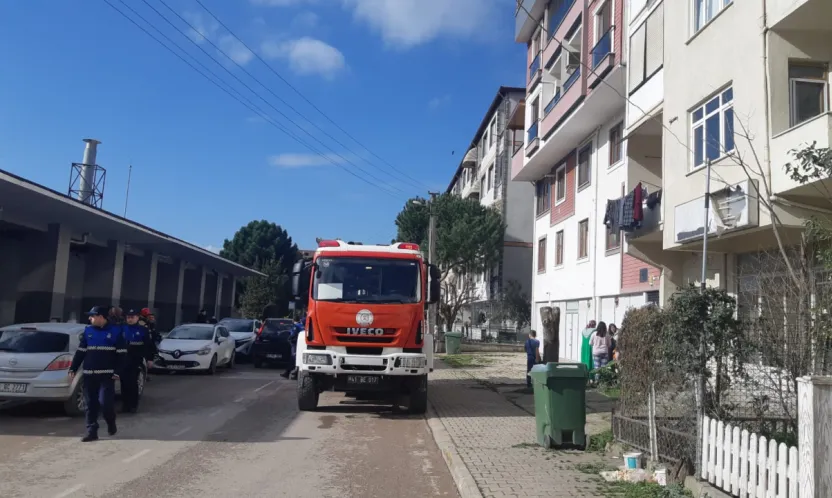 Çamaşır makinası yangını korkuttu