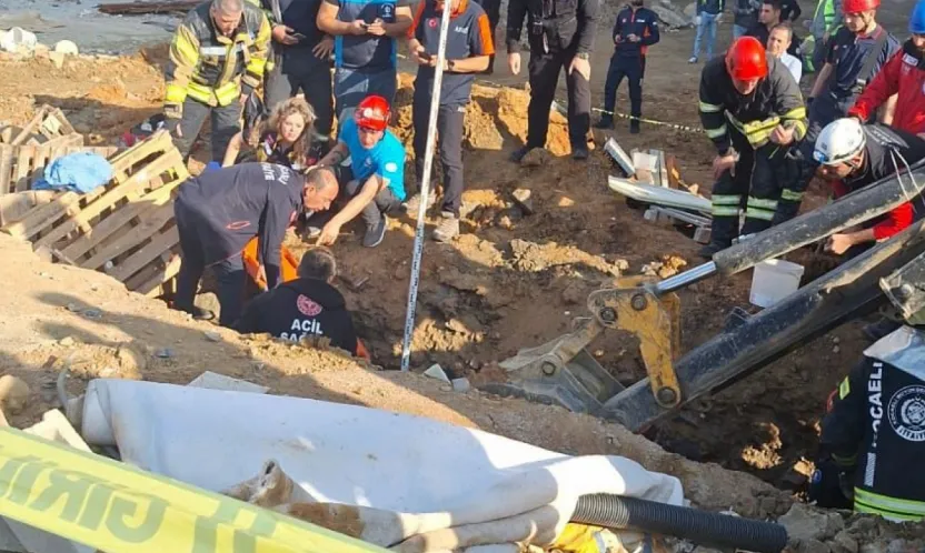 İşçi İnşaat alanında toprak altında kaldı