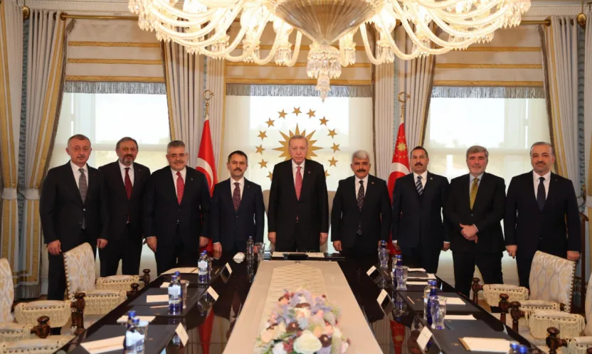 Erdoğan ile Vahdettin Köşkü'nde çok özel toplantı