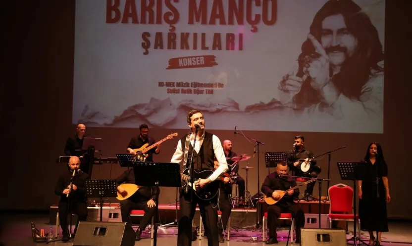 Gebze'de Barış Manço eserleriyle anıldı