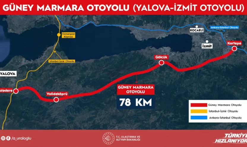 Güney Marmara Otoyolu'nda detaylar ortaya çıktı
