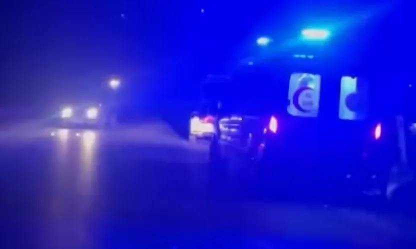 İlimtepe yolunda korkutan kaza