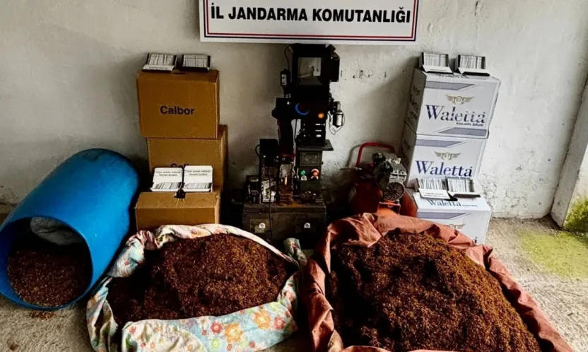 Kaçak tütün operasyonunda 1 milyon 550 bin liralık ürün ele geçirildi