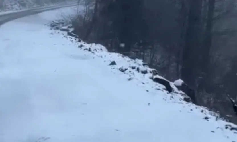 Kartepe beyaza büründü, kartpostallık görüntüler ortaya çıktı