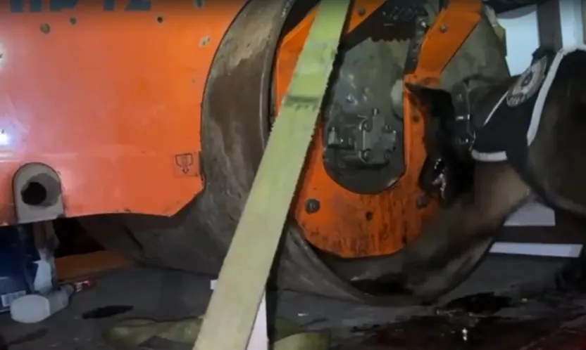 Asfalt silindirinde 102 kilo metamfetamin bulundu