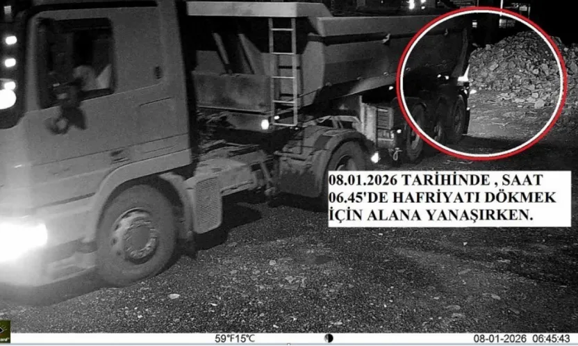 Kocaeli'de kaçak döküm yapan firmaya foto-kapan tespitiyle ceza