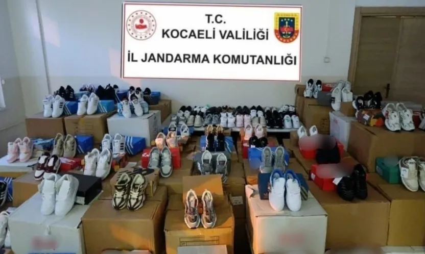 Kocaeli'de sahte ayakkabı operasyonu