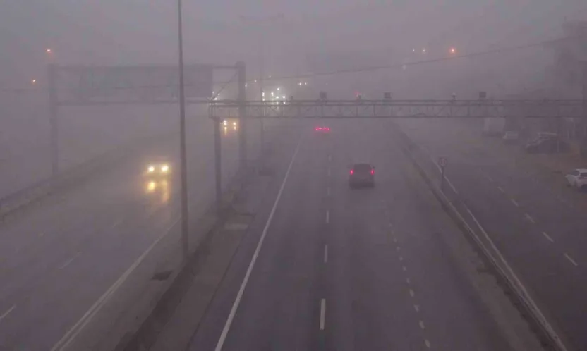 Kocaeli'de görüş mesafesi 75 metreye düştü