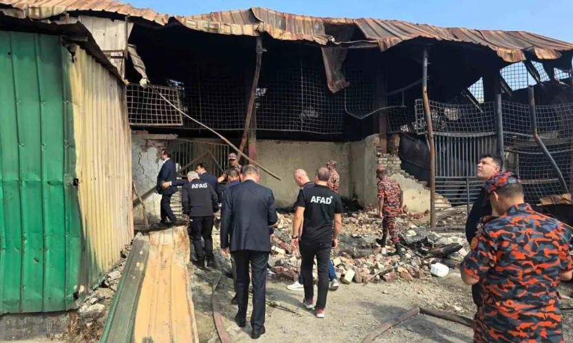 Kocaeli İtfaiyesi Bangladeş'te de görev başında