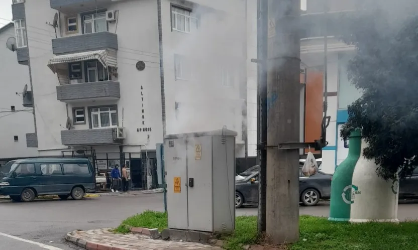 Körfez'de yangın paniği