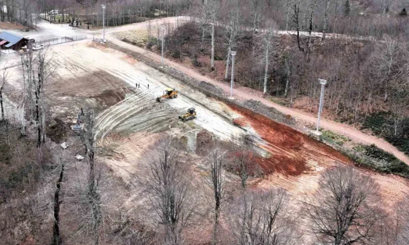 Kuzuyayla kızak pistine yeni sistem