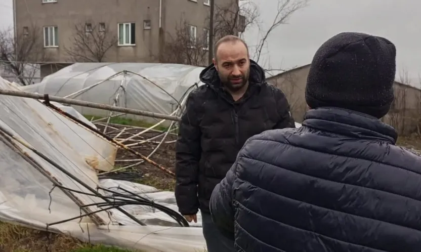 MHP fırtınadan zarar gören mahallelerde