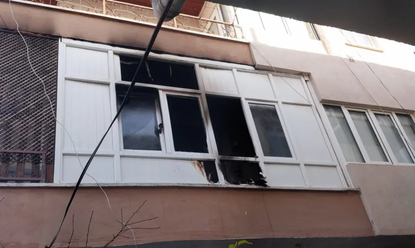 Mutfaktaki yangın korkuttu