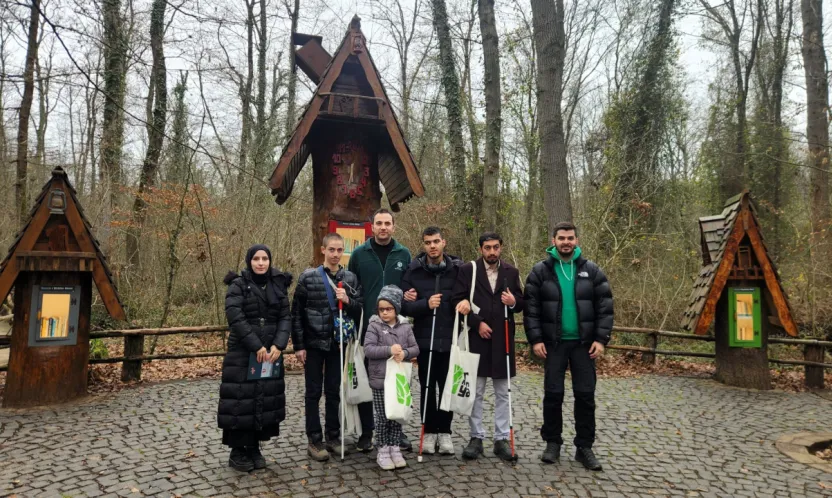 Ormanya Orman Kütüphanesi'nde engelsiz iletişim