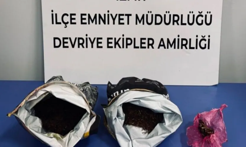 Polisin şüphe üzerine durdurduğu şahısların üzerinden uyuşturucu çıktı